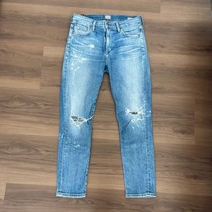 Citizens of Humanity Rocket Crop high rise skinny, size 27